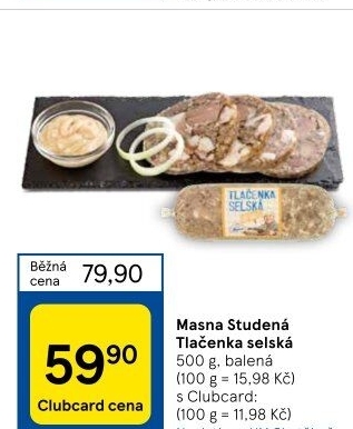 Tlačenka selská Masna Studená