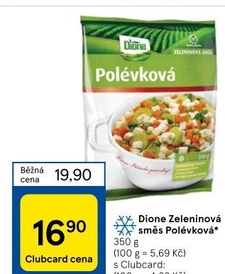 Zeleninová polévková směs mražená Dione
