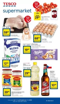 akční leták Tesco 1.11.2023-7.11.2023