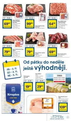 akční leták Tesco 1.11.2023-7.11.2023
