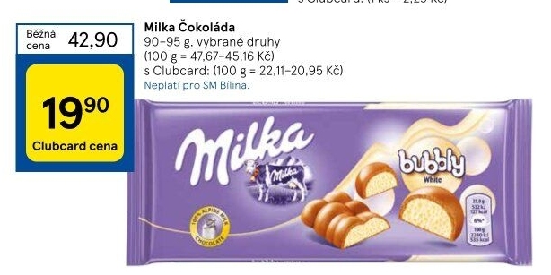 Čokoláda Milka