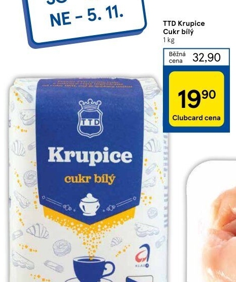 Cukr krupice TTD