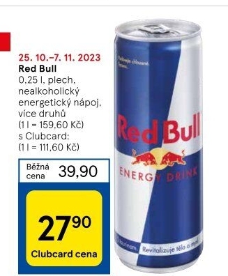 Energetický nápoj Red Bull