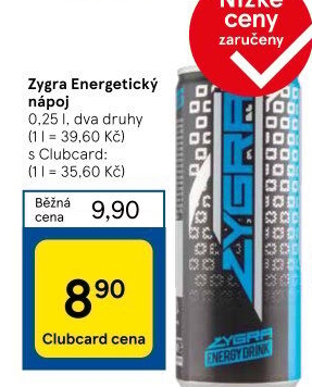 Energetický nápoj Zygra
