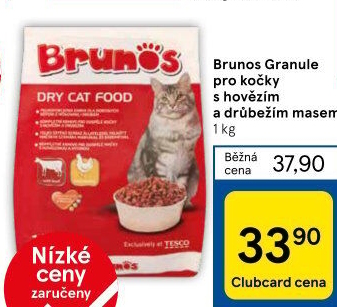 Granule pro kočky Brunos