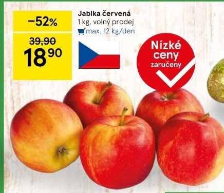 Jablka červená