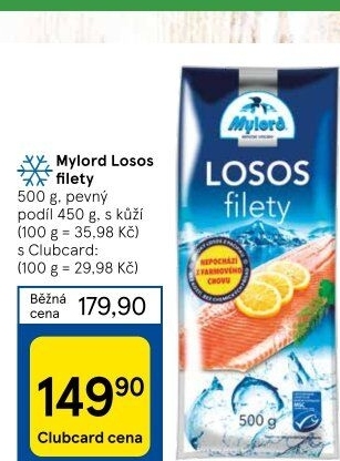 Losos filety mražený Mylord