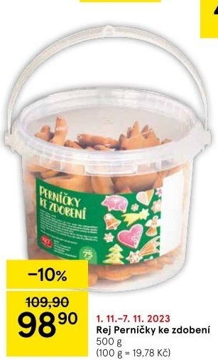 Perníčky ke zdobení Rej