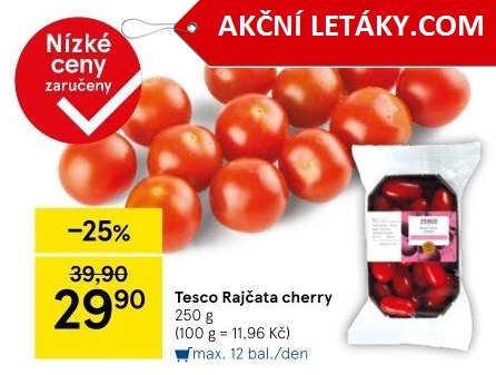 Rajčata cherry Tesco