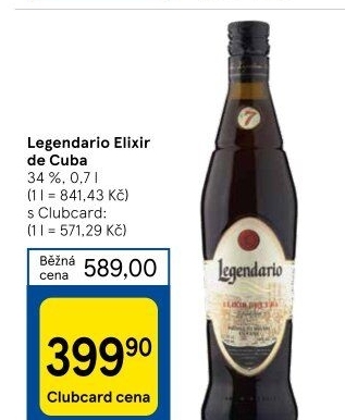 Rum Legendario Elixir de Cuba 7YO