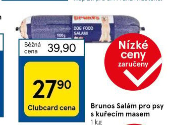 Salám pro psy Brunos