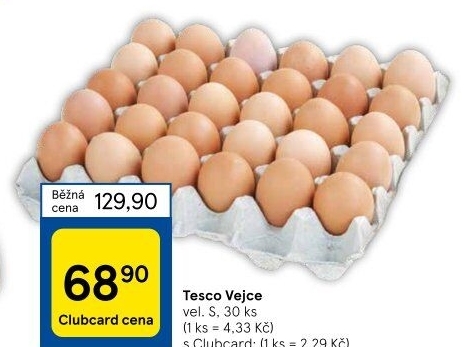 Vejce S Tesco