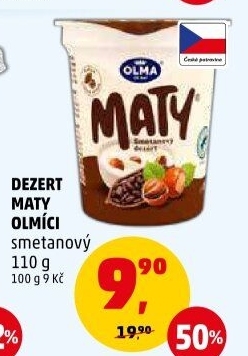 Dezert Olmíci Maty Olma