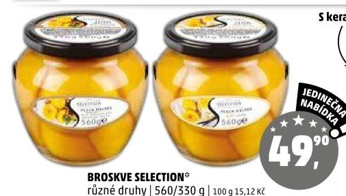 Kompot broskve Selection