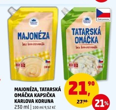 Majonéza Karlova Koruna