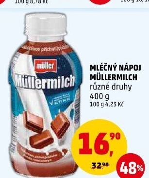 Nápoj mléčný Müllermilch Müller