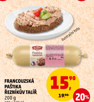 Paštika francouzská Řezníkův talíř
