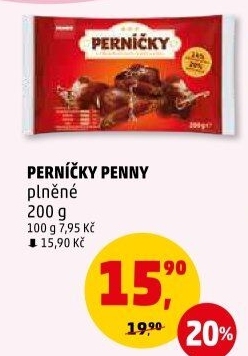 Perníčky s náplní Penny