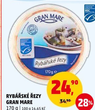 Řezy rybářské Gran Mare