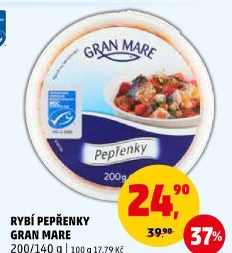 Rybí pepřenky Gran Mare