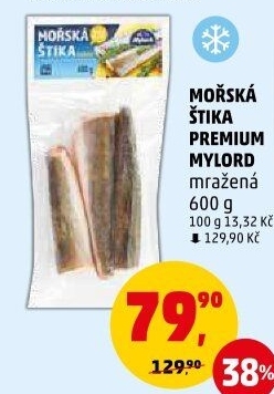 Štika mořská kuchaná mražená Premium Mylord