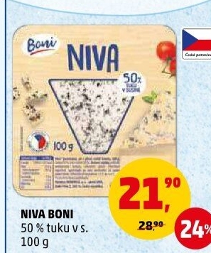 Sýr Niva 50% Boni