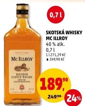 Whisky Mc Illroy Blended