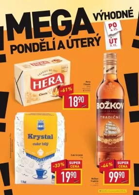 akční leták BILLA 1.11.2023-7.11.2023