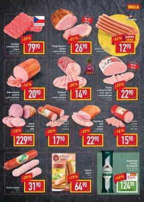 akční leták BILLA 1.11.2023-7.11.2023