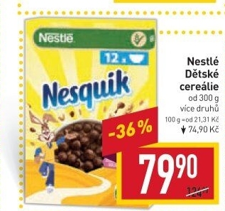 Cereálie Nestlé