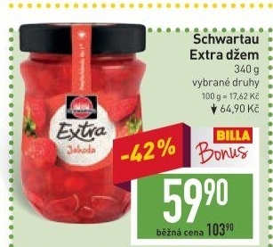 Džem výběrový Extra Schwartau