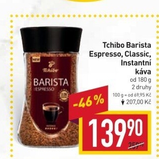 Instantní káva Barista Espresso Tchibo