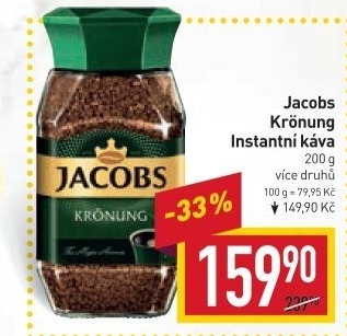 Instantní káva Jacobs Krönung