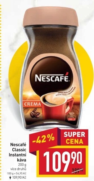Instantní káva Nescafé Classic