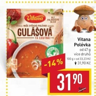 Instantní polévky Vitana
