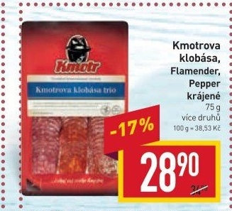 Kmotrova klobása Flamender Kmotr