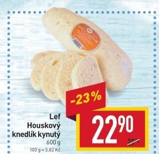 Knedlík houskový kynutý Lef