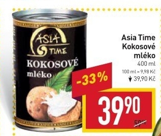 Kokosové mléko Asia Time