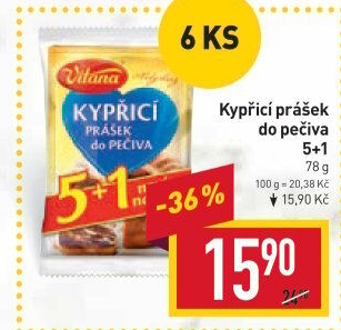 Kypřicí prášek do pečiva Vitana