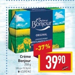 Margarín Créme Bonjour Rama