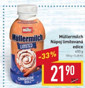 Nápoj mléčný Müllermilch Müller