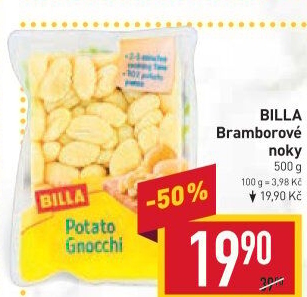 Noky bramborové Billa