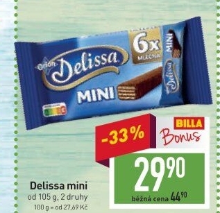 Oplatky mini Delissa