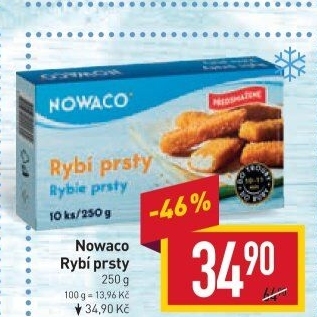 Rybí prsty předsmažené mražené Nowaco