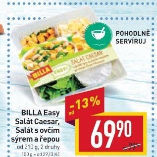 Salát Caesar Easy Billa