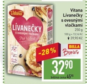 Směs na lívanečky Vitana