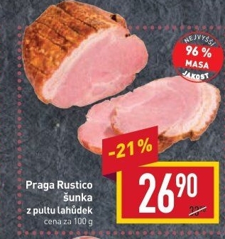 Šunka Praga Rustico nejvyšší jakosti