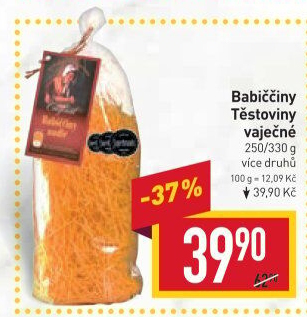 Těstoviny babiččiny Druid