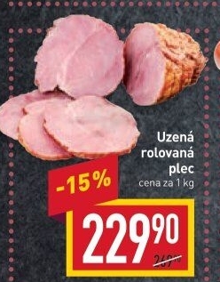 Uzená rolovaná plec