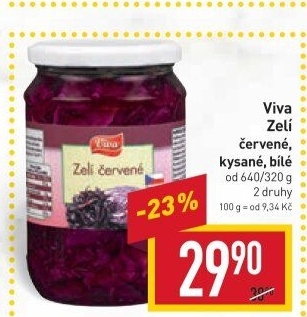Zelí červené sterilované Viva